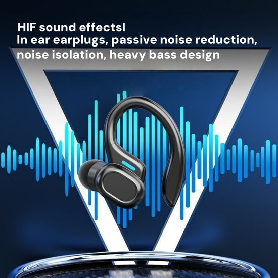 2025 Upgraded 5.49 Chip, Open Wireless Earbuds, Low Latency Gaming Earbuds, Built-in 300mAh Battery, 72-Hour Battery Life, Sports Ear Hook Wireless Earbuds, Suitable for Running and Fitness, In-Ear Earbuds, Deep Bass. Instant