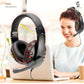 7260 Wired Over-Ear Headset with Microphone for Work Meetings, Study Recording and Gaming Entertainment - Compatible: PS4/PS5/Xbox One/SWITCH / Mobile Phones & PC Tablets etc., comfortable to wear clear call, Lightweight Head