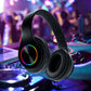 Introducing The B39 Wireless Headphones with LED Lights, Designed for Comfort with a Foldable Over-Ear Style. Features Include a Built-In Microphone, FM Radio, And a Card Slot, Making It Perfect for Use with School Devices, T