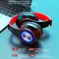 1pc Over-Ear Wireless Headphones, Foldable Gaming Headset with Microphone, Active Noise Cancellation, Foldable Design for Comfortable Wear, Longer Standby Time, Seven Colors Gradient Light Effect, Compatible with Computers/Mo