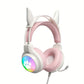 Super Adorable Gaming Headphones, a Must-Have Gift for Christmas, Ear Additions with Stunning Lighting Effects