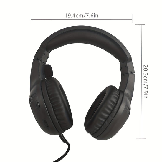 The Soulbytes S20 Over-Ear Gaming Headset Features a Wired Design with Volume/Mute Control, 7-Color Breathing Lights, And Surround Sound Effects. It Is Compatible with Mobile Phones, Desktops, And Laptops, And Can Be Used wit