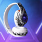 Graffiti-Style Wireless Over-Ear Headphones with Trendy Lighting Effects, Supporting Card Insertion, Wired And Wireless Functions, Comes with a TYPE-C Charging Cable And a 3.5Mm Audio Cable, Featuring Cool Lighting