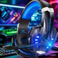 G9000 Christmas Gaming Headset Featuring LED Lights, a Microphone, And Noise-Canceling Capabilities. These Headphones Provide Surround Sound And Come with Soft Memory Foam Ear Cushions