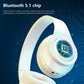3-in-1 Wireless Headphones, Headphones Wireless Headset, Colorful LED Lights Soft Over Ear Foldable Headset, Wired for Game/School/Tablet Computer/Cellphones/Travel, Headband Headphones, Headphones Noise Cancelling, Headphone